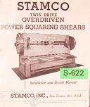 Stamco-Stampco 8\' x 1/4\", Twin Drive Gap shear Installation and Service Manual 1942-8 - 1/4"-01